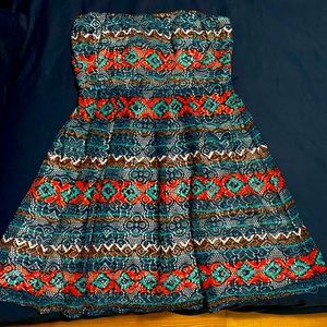 Strapless Summer Dress